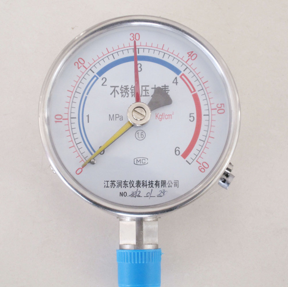 YZS-102不锈钢双针压力表
