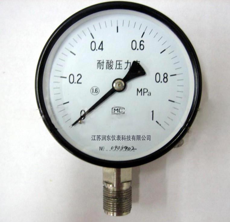 YTS系列耐酸压力表