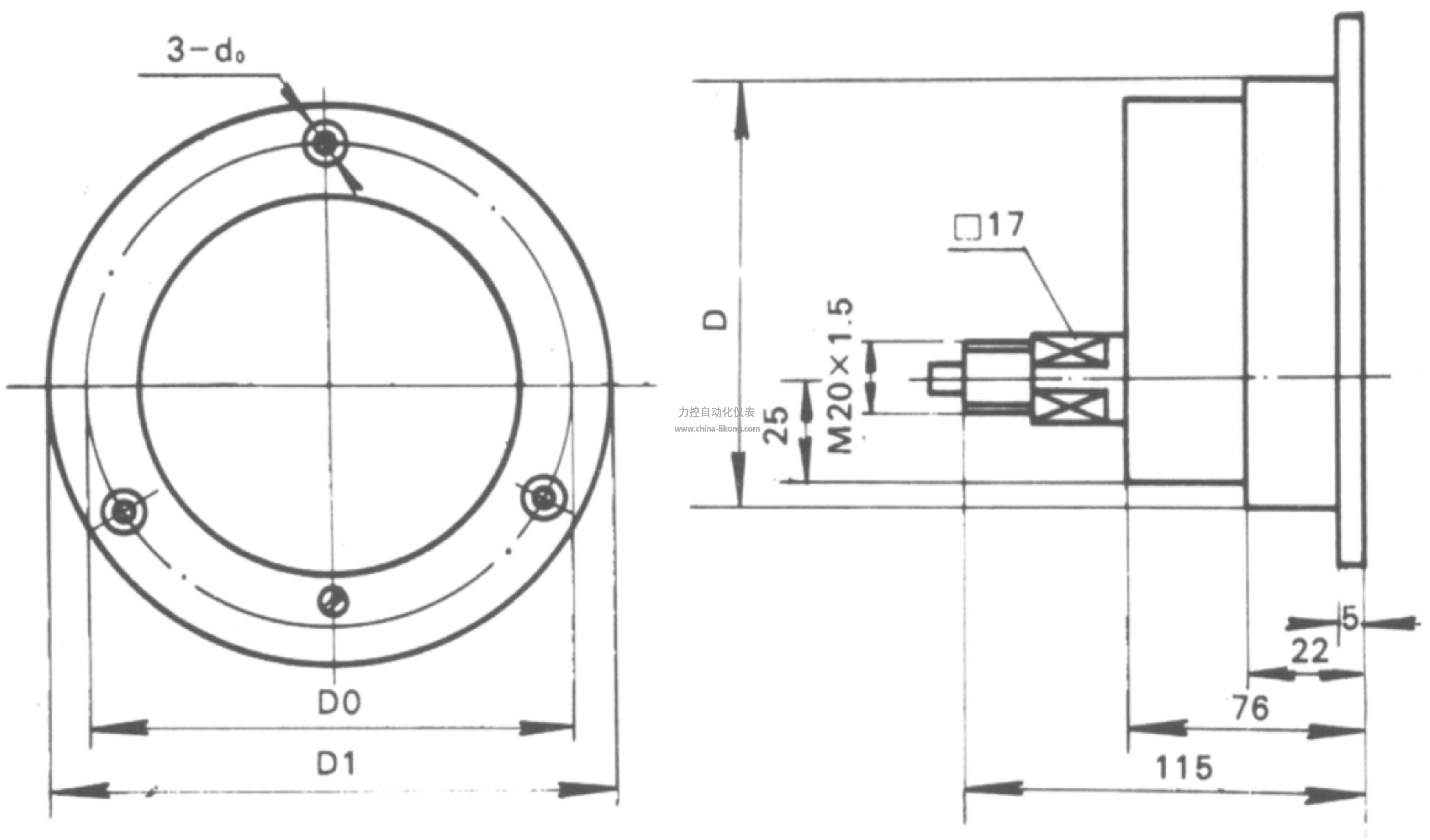 YB-201/251精密压力表